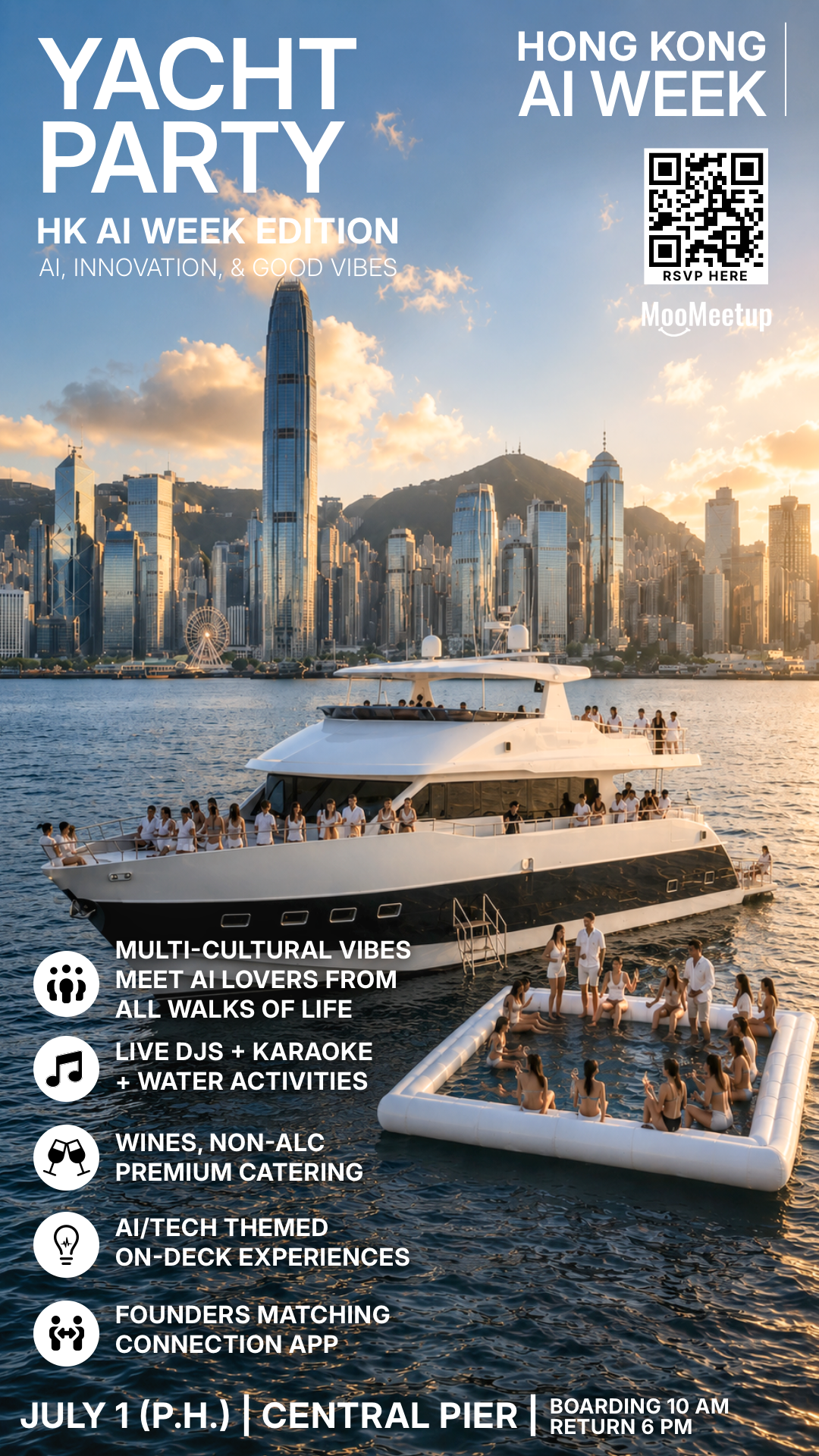 HK AI Week: Yacht Party